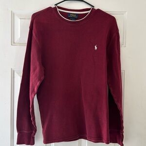 Polo Ralph Lauren Long Sleeve Cotton Sweater Shirt Size Medium